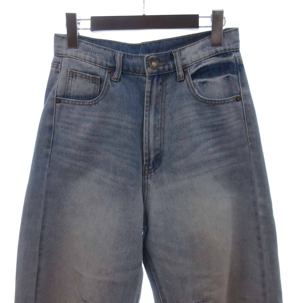【中古】リエディ Re:EDIT 裾フリンジカーブデニムパンツ ジーンズ ジッパーフライ フリンジ 1074REA-21 青 ブルー M レディース 【ベクトル 古着】 260718 auc-vector-21156769 ブランド古着の買取販売ベクトル サンプル画像3