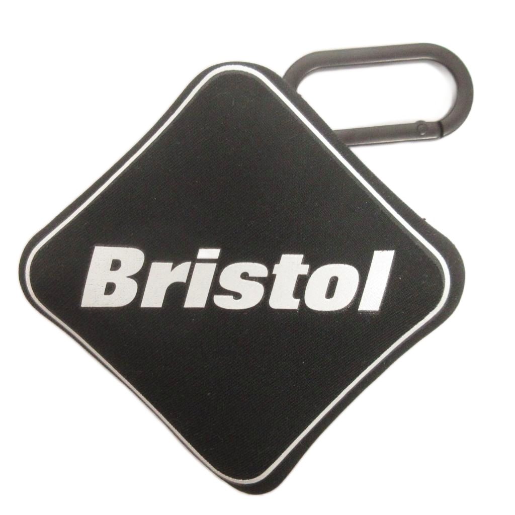 【中古】未使用品 エフシーレアルブリストル F.C.Real Bristol FCRB コインケース 小銭入れ カラビナ ロゴ プリント 黒 ブラック メンズ 【ベクトル 古着】 260728