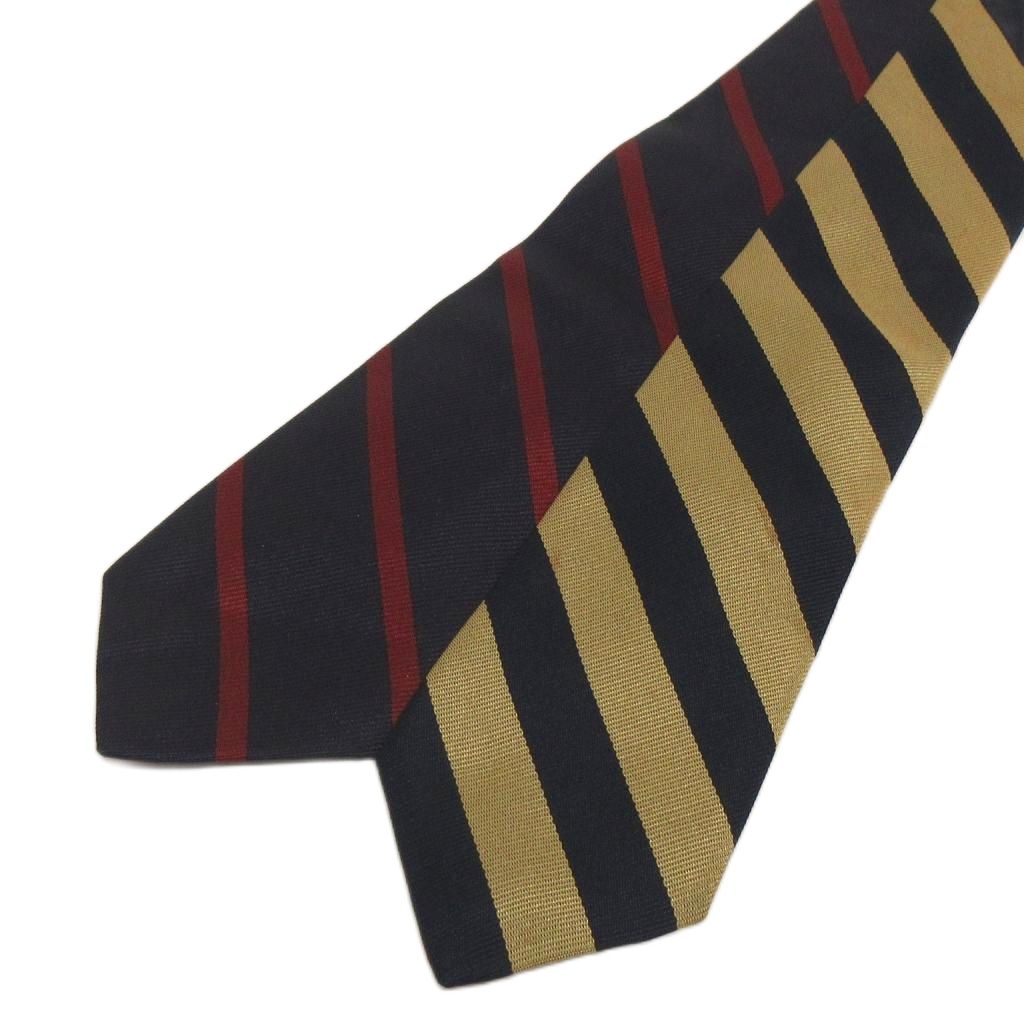 【中古】ポロ バイ ラルフローレン Polo by Ralph Lauren Jプレス 2点セット ネクタイ ナロータイ ストライプ ネイビー系 メンズ 【ベクトル 古着】 260808