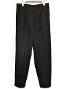 コムデギャルソンオムドゥ COMME des GARCONS HOMME DEUX パンツ スラックス ストライプ ウール 黒 83 秋冬 160629 メンズ 【ベクトル 古着】【中古】 160629