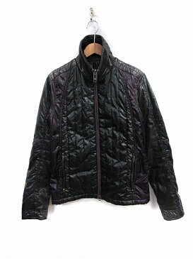 タケオキクチ TAKEO KIKUCHI 中綿 ジャケット スタンドカラー ブルゾン ジャンパー 黒 紫 3 メンズ 【中古】【ベクトル 古着】 181201 ブランド古着ベクトルプレミアム店