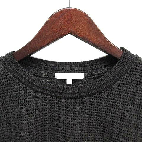 【中古】自由区 オンワード樫山 チェック ジャガード カットソー 半袖 チャコールグレー 38 2025AW レディース 【ベクトル 古着】 251202 auc-vector-21278372 ブランド古着の買取販売ベクトル サンプル画像3
