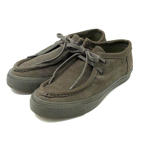 【中古】コンバース CONVERSE SKATEBOARDING スエード モカシン シューズ CS MOCCASINS SK OX 1SD203 カーキ 25.5cm メンズ 【ベクトル 古着】 260625