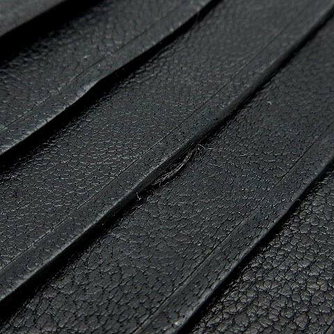 【中古】サンローラン パリ SAINT LAURENT PARIS ペイズリー スタッズ レザー フラ...