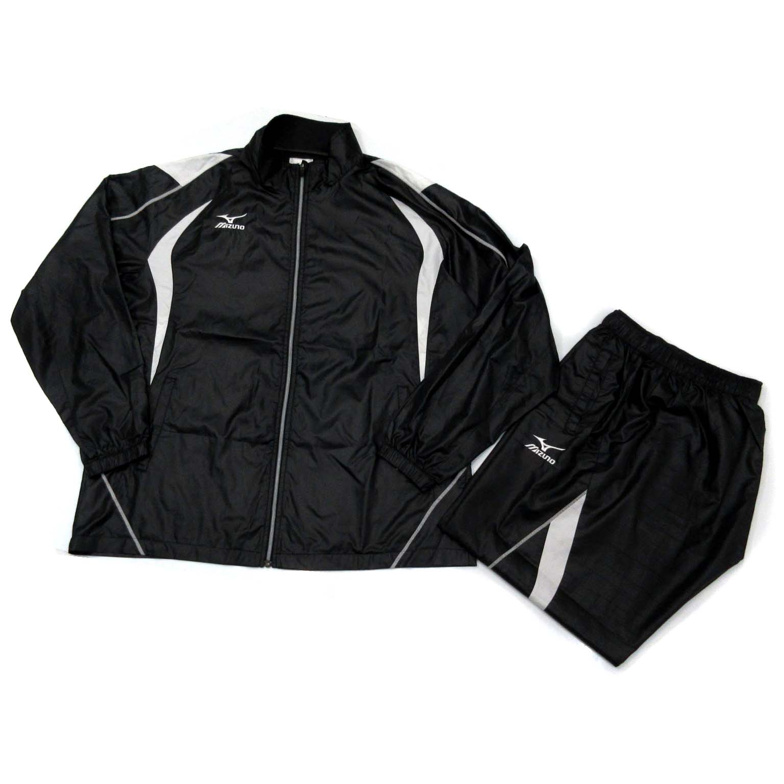 【中古】ミズノ MIZUNO ウインドブレーカー ジャージ セットアップ トレーニング ...