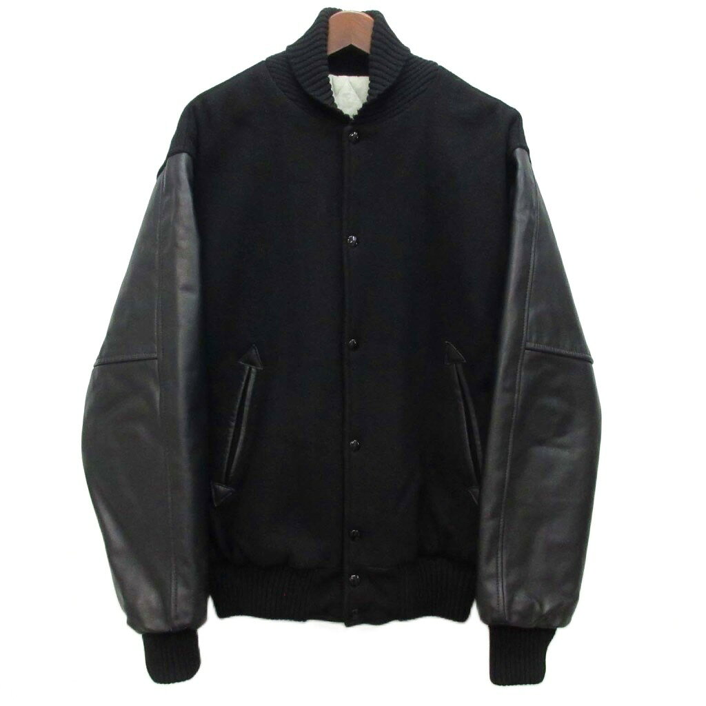 【中古】ヒューイット HEWITT MFG ヴィンテージ 袖革 メルトン スタジャン スタジアム ジャンパー ジャケット 袖レザー ブラック 黒 38 USA製 メンズ 【ベクトル 古着】 260928表記サイズ38実寸サイズ肩幅：52cm　身幅：63cm　着丈：67cm　袖丈：(リブ含む)62.5cm　　素材表記不明色黒 ブラック状態 ※使用感の他、上記のようにダメージがある中古品です。掲載写真や記載内容をご確認いただき、ご理解の上ご購入ください。備考※こちらの商品は実店舗で保管しておりません。商品についてお問い合わせの際は返答に多少お時間を頂きますのでご了承ください。商品のお問い合わせの回答を休止しております。＊各商品ページの商品詳細等をご確認の上ご購入ください。【中古】ヒューイット HEWITT MFG ヴィンテージ 袖革 メルトン スタジャン スタジアム ジャンパー ジャケット 袖レザー ブラック 黒 38 USA製 メンズ 【ベクトル 古着】 260928状態ランク　”C”詳細については、下記および「状態ランクについて」ページをご覧ください。未使用・新品の商品ほぼ新品同様の商品使用感が少なく、かなり状態の良い商品使用感はあるが、傷や汚れの少ない商品使用感の他、傷や汚れが見られる商品かなり大きな傷みがある難あり商品※S〜CランクはUSED品となりますので、使用感をご理解の上でご入札下さい。状態ランクについてinformation表記サイズ38実寸サイズ肩幅：52cm　身幅：63cm　着丈：67cm　袖丈：(リブ含む)62.5cm　　素材表記不明色黒 ブラック状態 ※使用感の他、上記のようにダメージがある中古品です。掲載写真や記載内容をご確認いただき、ご理解の上ご購入ください。備考※こちらの商品は実店舗で保管しておりません。商品についてお問い合わせの際は返答に多少お時間を頂きますのでご了承ください。商品のお問い合わせの回答を休止しております。＊各商品ページの商品詳細等をご確認の上ご購入ください。本商品は一点物です他サイトや店舗にて販売している商品です。多少のお時間差にて欠品になることもございます。予めご了承頂ますようお願い致します。ベクトル・サイズガイドはこちらこの商品と同じブランドの商品を見る