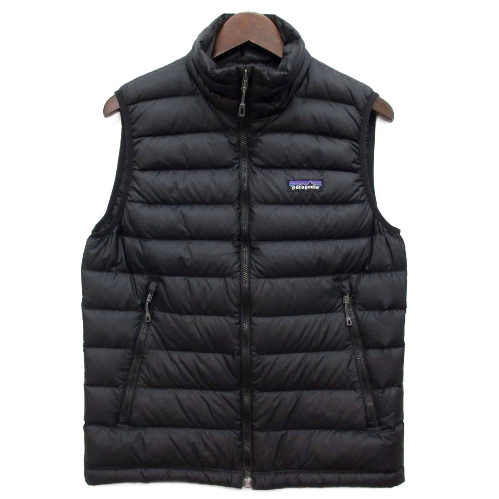 【中古】パタゴニア Patagonia ダウン セーター ベスト DOWN SWEATER VEST 84622 ブラック 黒 XS メンズ 【ベクトル 古着】 261005