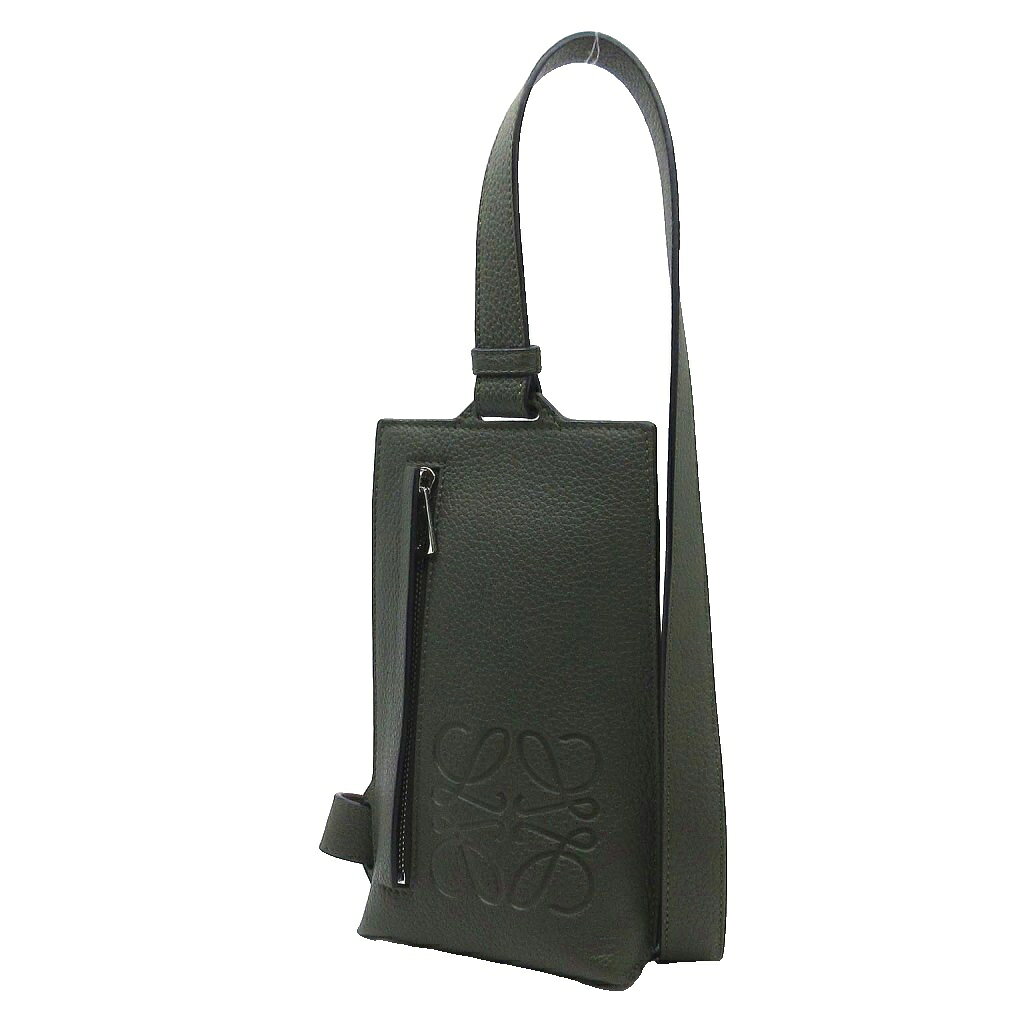 【中古】ロエベ LOEWE バーティカル Tポケット ボディバッグ シ...
