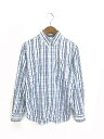 コムデギャルソンシャツ COMME des GARCONS SHIRT シャツ チェック柄 ボタンダウン ブルー系 S 171104 メンズ 【中古】【ベクトル 古着】 171104 ブランド古着ベクトルプレミアム店