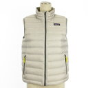 【中古】パタゴニア Patagonia BOY 039 S DOWN SWEATER VEST ダウンベスト ジップアップ 68221 グレー L レディース 【ベクトル 古着】 231014