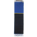 【中古】ロエベ LOEWE WINDOW SCARF アナグラム マフラー ショール ウール カシミヤミックス ブルー ネイビー メンズ レディース 【ベクトル 古着】 240325