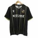 【中古】KELME ケルメ 美品 ゲームシャツ Tシャツ サッカー フットサル 練習着 M 黒 ブラック /JS ■GY09 メンズ 【ベクトル 古着】 241...