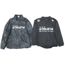 【中古】アスレタ ATHLETA 2点セット ジャケット プルオーバー サッカー 男の子 140 150 総柄 黒 ブラック ■GY99 キッズ 【ベクトル 古...