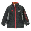 【中古】チャンピオン CHAMPION 中綿 ジャケット 裏起毛 140 ジュニア ブラック 241223E ■GY99 キッズ 【ベクトル 古着】 241223