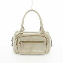 【中古】レリアン Leilian ハンドバッグ ミニボストン ベージュ /UO ■GY99 レディース 【ベクトル 古着】 250402