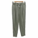 【中古】グリーンレーベルリラクシング ユナイテッドアローズ green label relaxing イージーパンツ スラックス タック テーパード 38 カーキ グリーン系 /FF ■GY14 レディース 【ベクトル 古着】 250416