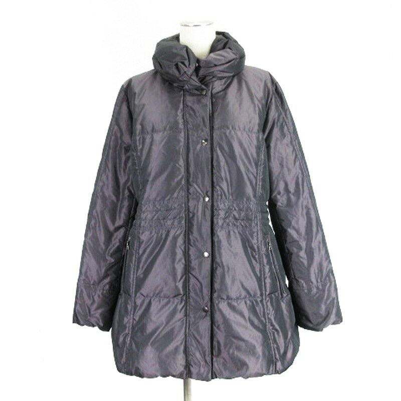 【中古】ノアジェ noa-ge ダウンコート パープル系 L 250530E ■GY99 レディース 【ベクトル 古着】 250..