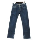 【中古】リーバイスプレミアム Levis PReMIUM 505 デニム パンツ ジーンズ 28 インディゴ レディース 【ベクトル 古着】 250708(4)