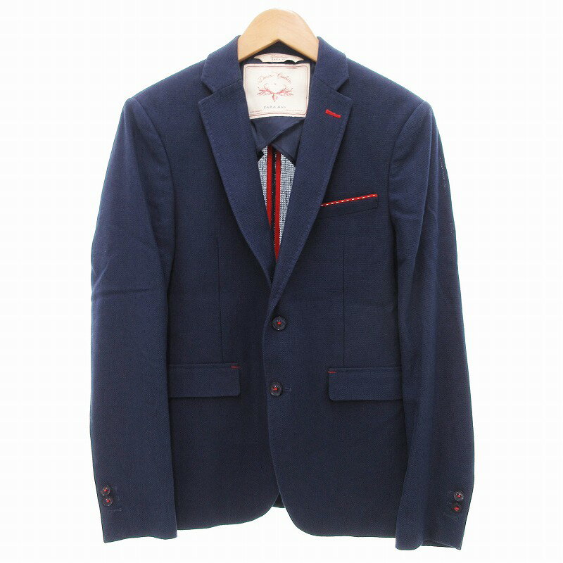 タグ付きZARA ビジネススーツ ネイビーサイズ4840 L ZARA ネイビー