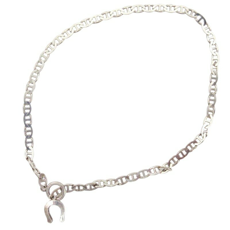 【中古】シンパシーオブソウル SYMPATHY OF SOUL マリナーカーブチェーン アンクレット ホースシュー SV シルバー 計4.3g メンズ 【ベクト...