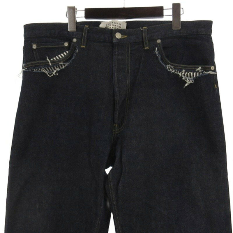 【中古】メゾンマルジェラ 10 Maison Margiela 10 カットオフ デニムパンツ ジーンズ S50LA0131 インディゴ 36 メンズ 【ベクトル 古着】 251003
