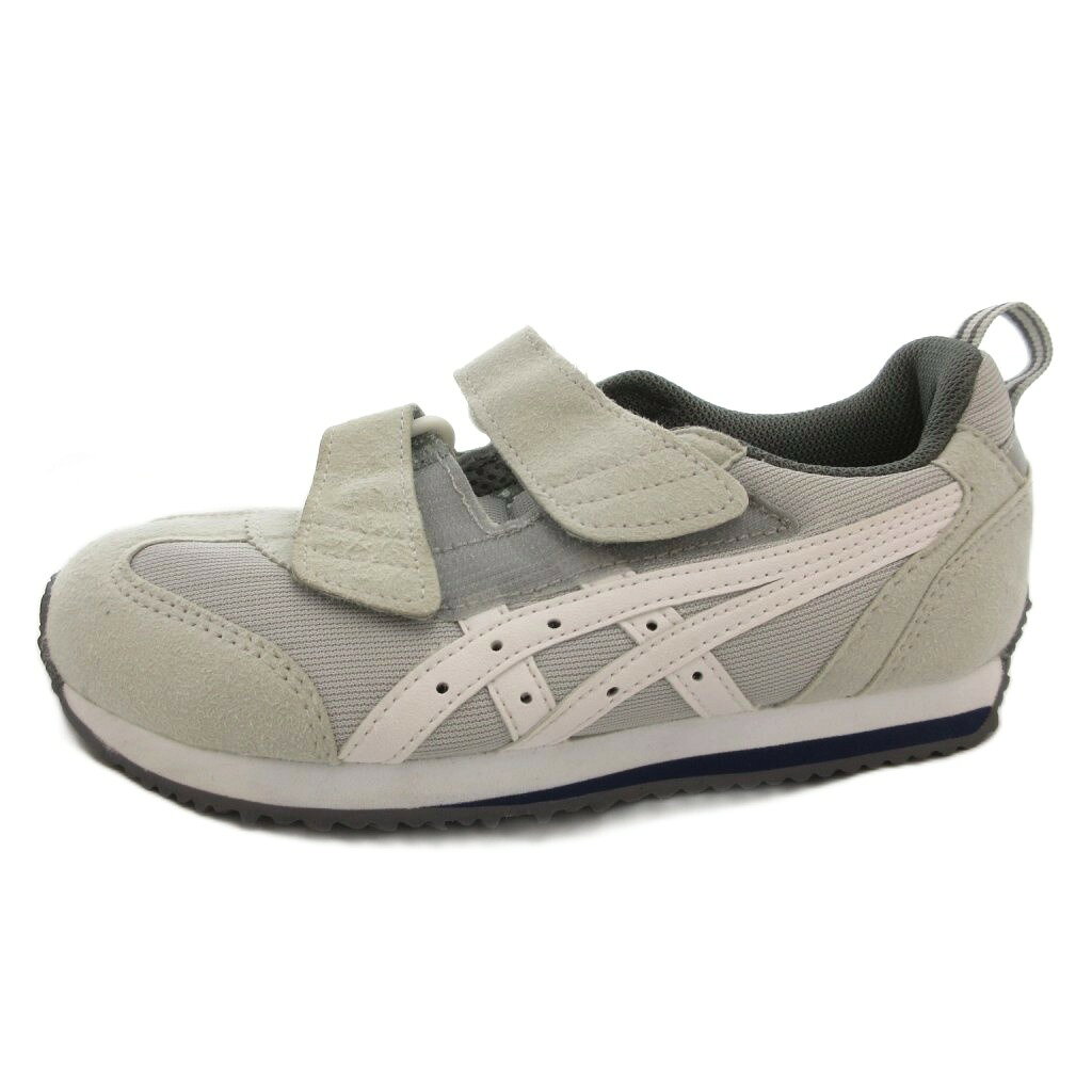 【中古】未使用品 アシックス asics アリウープ GS スニーカー シューズ ベルクロ 19.5 グレー /FF キッズ 【ベクトル 古着】 251031