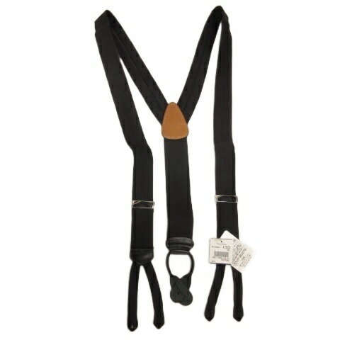 【中古】未使用品 ブルックスブラザーズ BROOKS BROTHERS サスペンダー ゴム ブラック メンズ 【ベクトル 古着】 251204