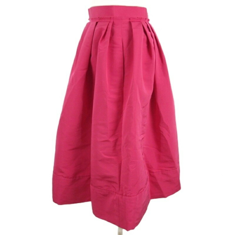 【中古】ミュゲ muguet ボックスプリーツ スカート ピンク F ■TC レディース 【ベクトル 古着】 260113