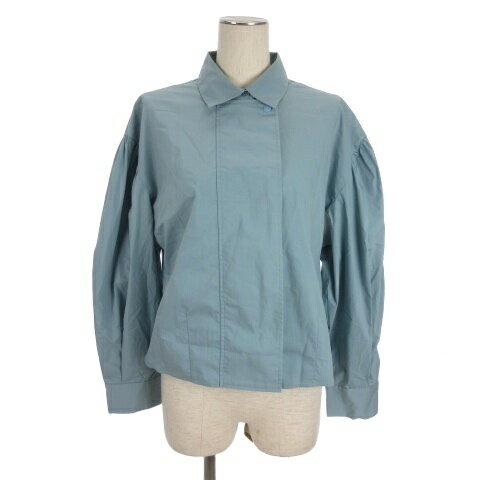 【中古】リムアーク RIM.ARK Front flap shaped SH フロントボタン シャツ F ブルー ■TC 【ベクトル 古着】 260120