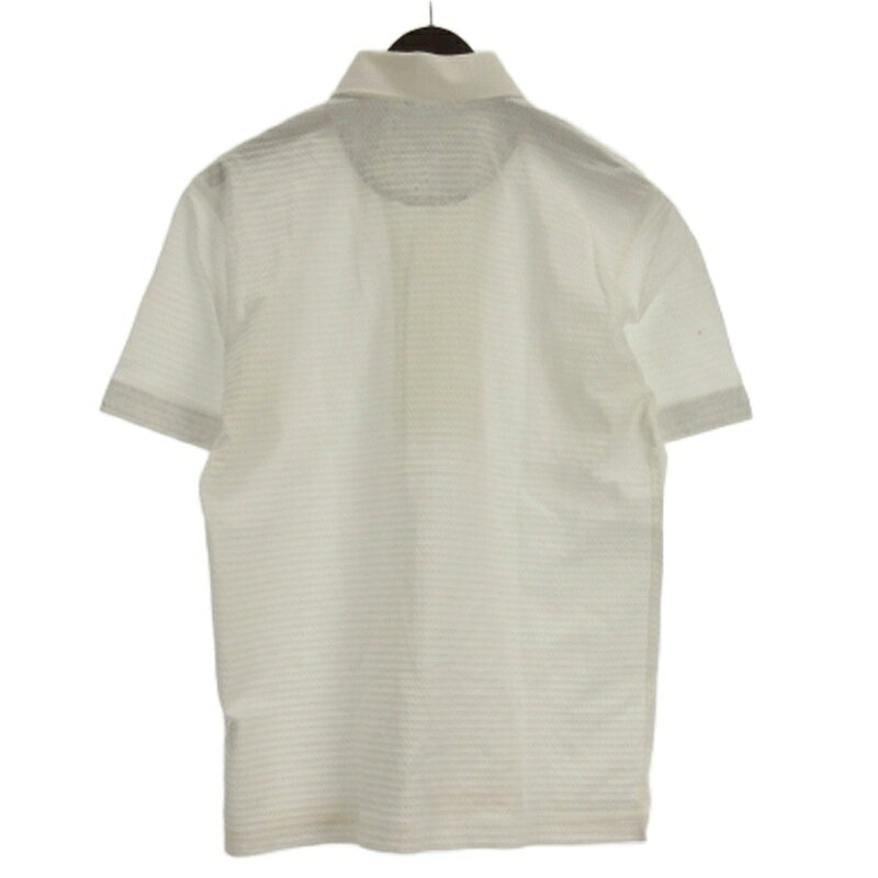 【中古】メンズビギ MEN'S BIGI TAILORED WEAR ポロシャツ 半袖 ホワイト 3 ■GY12 メンズ 【ベクトル 古着】 260213