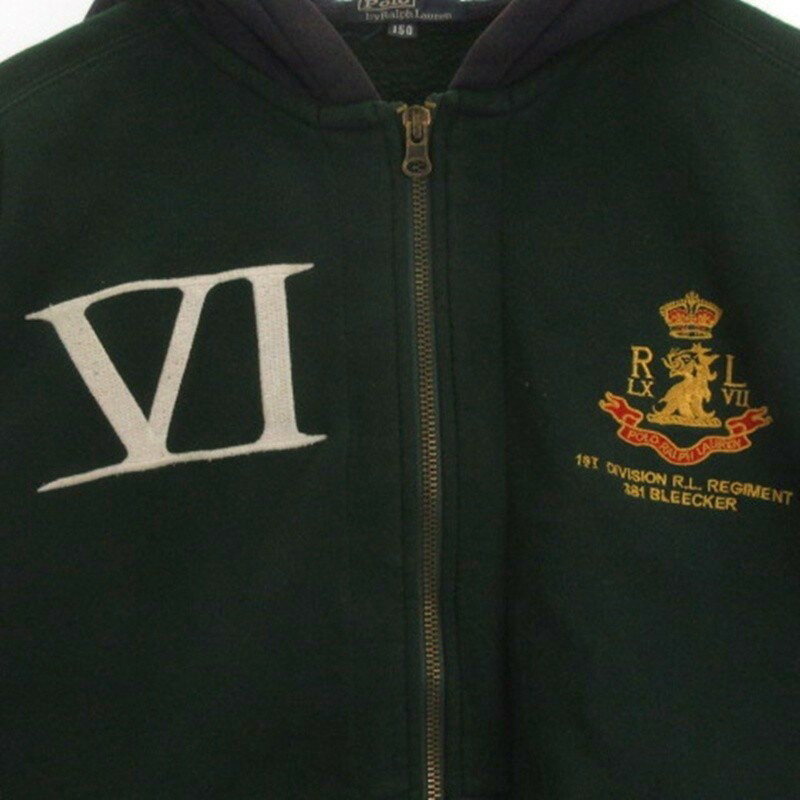 【中古】ポロ バイ ラルフローレン Polo by Ralph Lauren スウェット ジップ パー...