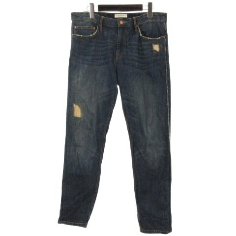[중고]이사벨 마란 에트와르 ISABEL MARANT ETOILE 데미지 데님 팬츠 청바지 40 인디고 260407E 레이디스 [벡터 헌옷] 260407