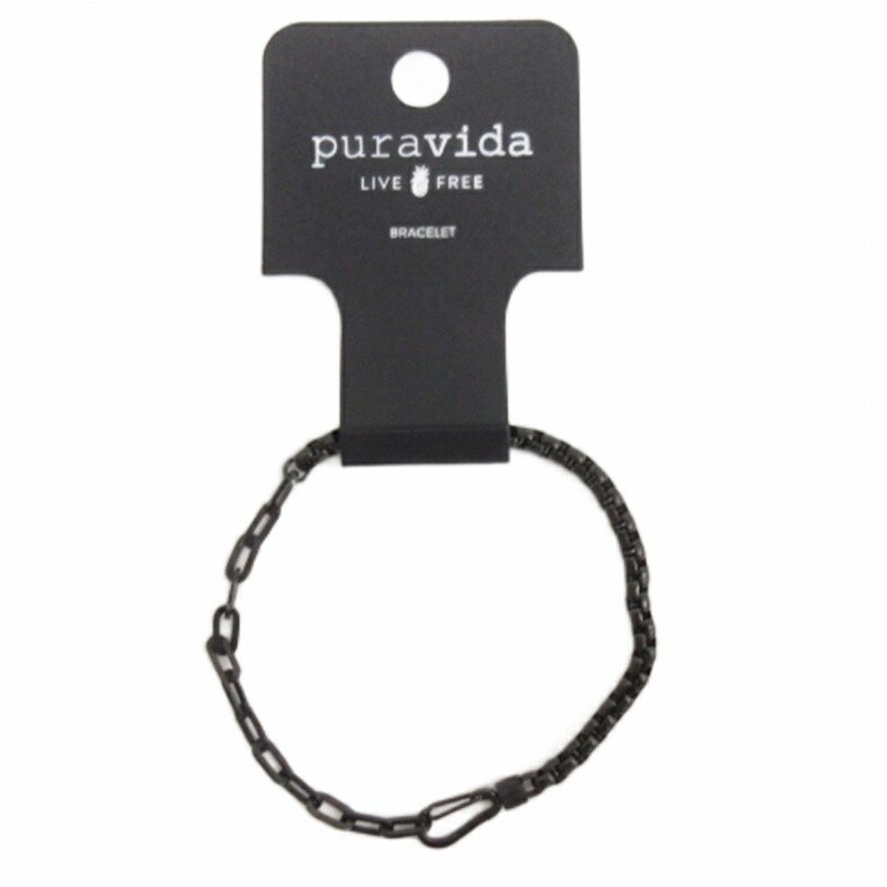 【中古】未使用品 puravida プラヴィダ ブレスレット ブラック メンズ レディース 【ベクトル 古着】 260322