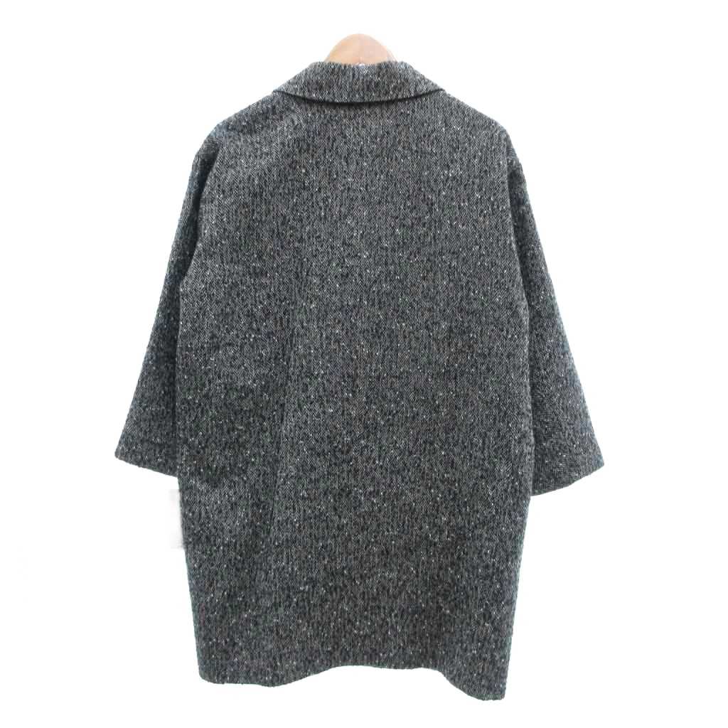 【中古】未使用品 ミラオーウェン Mila Owen タグ付き チェスターコート ウール 0 黒 ブラック ヘリンボーン柄 /NL ■GY74 【ベクトル 古着】 260415 auc-vector-20865800 ブランド古着の買取販売ベクトル サンプル画像2
