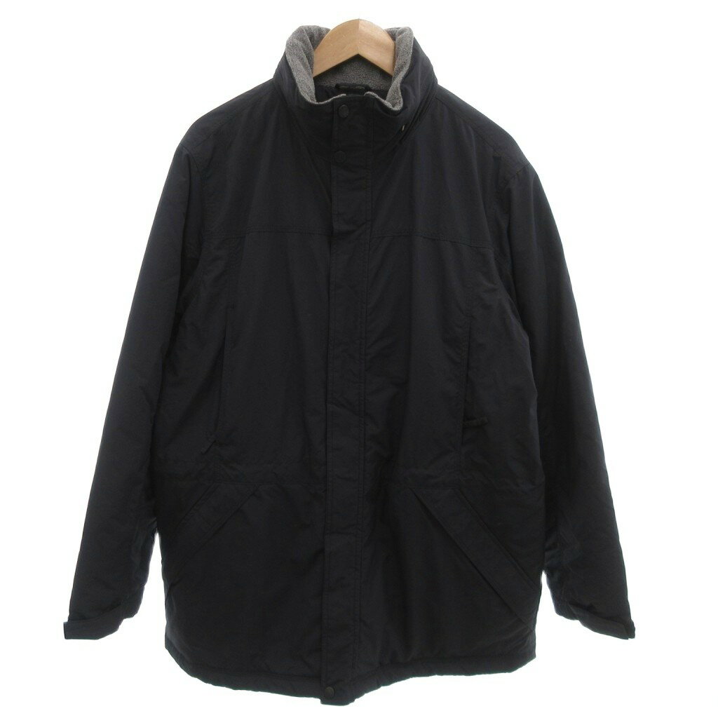 Other - 【中古】エルエルビーン L.L.BEAN マウンテンジャケット パーカー XL 黒 ブラック スタンドカラー フード付き /YF ■GY74 メンズ 【ベクトル 古着】 260410