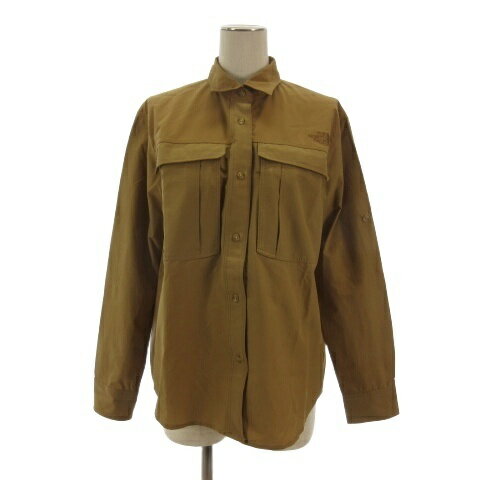 ザノースフェイス THE NORTH FACE Seekers' Shirt シーカーズ シャツ 長袖 M ユーティリティブラウン NRW12101 レディース  260504