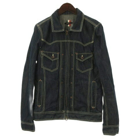 レノッチ LENOTCH デニム ジャケット ジップアップ 2 インディゴ 260508E メンズ  260508