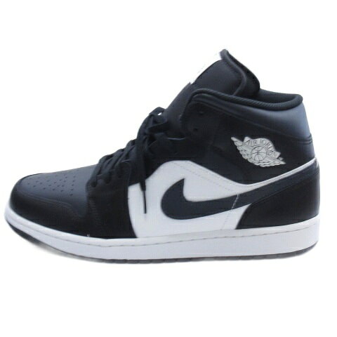 ナイキ NIKE エアジョーダン1 ミッド スニーカー 30cm ブラック DQ8426-010 メンズ 260528