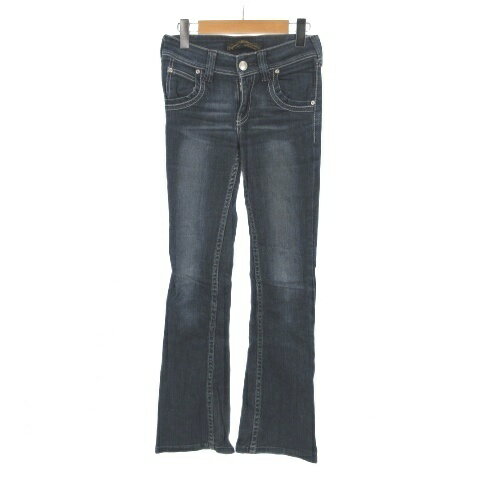 [Used] Levi's Ladies Style Denim Jeans, Low Rise, Bootcut, Stretch, Size 26, Indigo, Women's [Vector Used Clothing] 260625