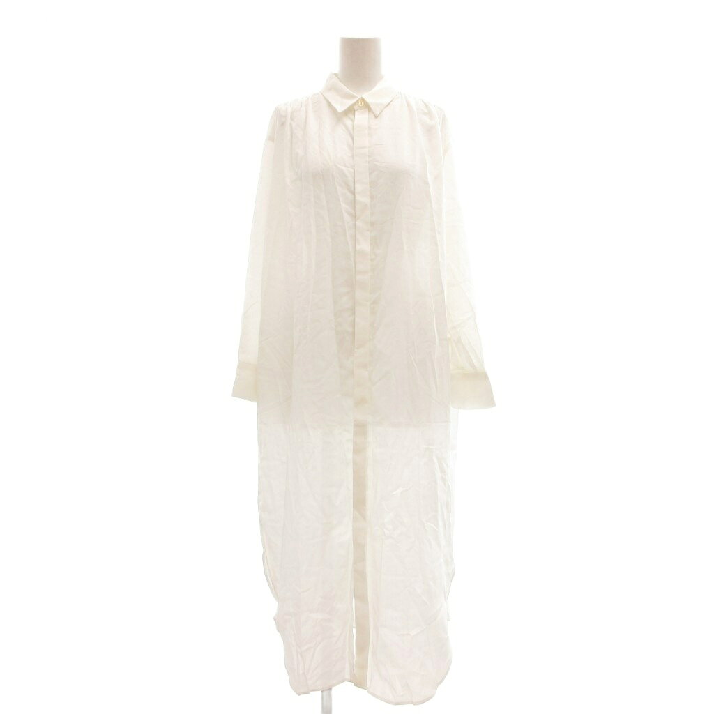 【中古】ロペピクニック ROPE Picnic シャツワンピース ロング丈 ワイド 38 白 ホワイト /SX レディース 【ベクトル 古着】 260728 auc-vector-21144486 ブランド古着の買取販売ベクトル パッケージ画像