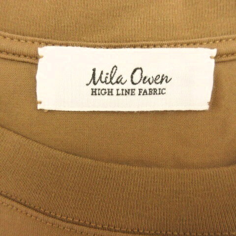 【中古】ミラオーウェン Mila Owen Mロゴ2サイズ ハイライン Tシャツ 0 ブラウン 260811E レディース 【ベクトル 古着】 260811 auc-vector-21175726 ブランド古着の買取販売ベクトル サンプル画像3