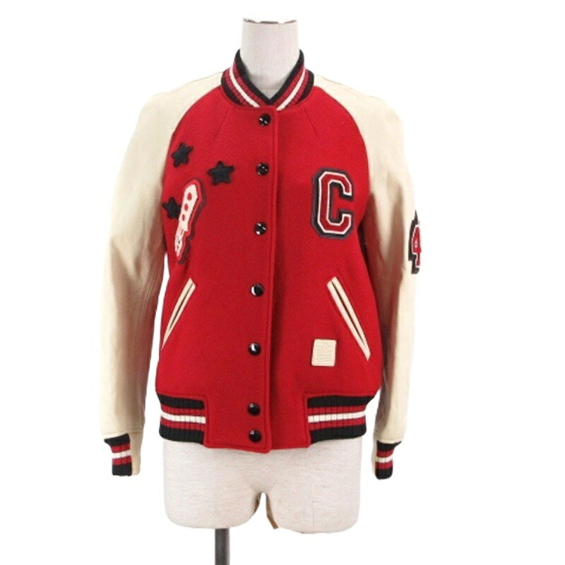 coach スタジャン　赤 楽天市場】coach スタジャンの通販