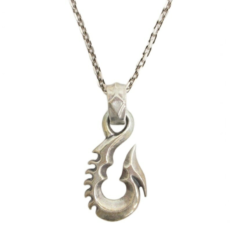 【中古】ビルウォールレザー Bill Wall Leather BWL 2001 Fish Hook Pendant フィッシュフック ペンダント ネックレス スターリングシルバー 計46.0g メンズ 【ベクトル 古着】 260905