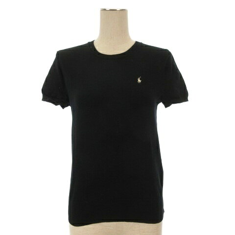 【新品未使用】POLO RALPH LAUREN 半袖ニットTシャツブラック M 楽天市場】ralph lauren 半袖 ニットの通販