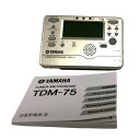 【中古】ヤマハ YAMAHA TDM-75 チューナー メトロノーム 乾電池 シルバー 銀 【ベクトル 古着】 231202