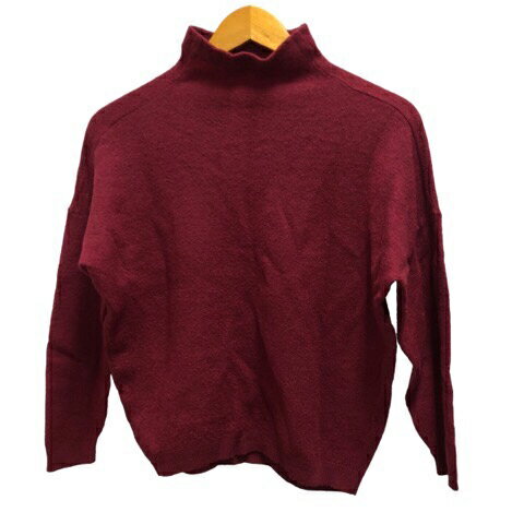 【中古】グリーンレーベルリラクシング ユナイテッドアローズ green label relaxing ニット セーター 長袖 ハイネック ボトルネック 無地 赤 ワインレッド レディース 【ベクトル 古着】 240228 【中古】グリーンレーベルリラクシング ユナイテッドアローズ green label relaxing ニット セーター 長袖 ハイネック ボトルネック 無地 赤 ワインレッド レディース 【ベクトル 古着】 240228