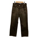 【中古】ジャーナルスタンダード JOURNAL STANDARD パンツ ストレート コーデュロイ 無地 ロング丈 38 茶 ブラウン レディース 【ベクトル 古着】 240608(4)