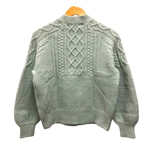 【中古】ロペピクニック ROPE Picnic ニット セーター モックネック 長袖 38 青 ミントブルー レディース 【ベクトル 古着】 241022 auc-vector-20031680 ブランド古着の買取販売ベクトル サンプル画像2