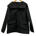 【中古】ユニクロ UNIQLO ジャケット 上着 無地 長袖 フード付き ジップアップ 160 黒 ブラック キッズ 【ベクトル 古着】 241213