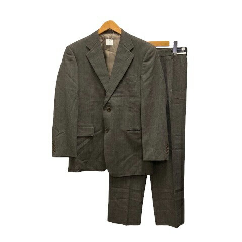 【中古】デュークマディソン Duke Madison スーツ セットアップ フォーマル シングル ジャケット パンツ M 茶 ブラウン メンズ 【ベクトル 古着】 250701